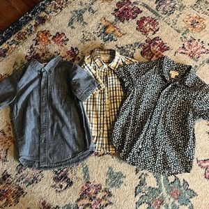 Boys button down short sleeve shirts